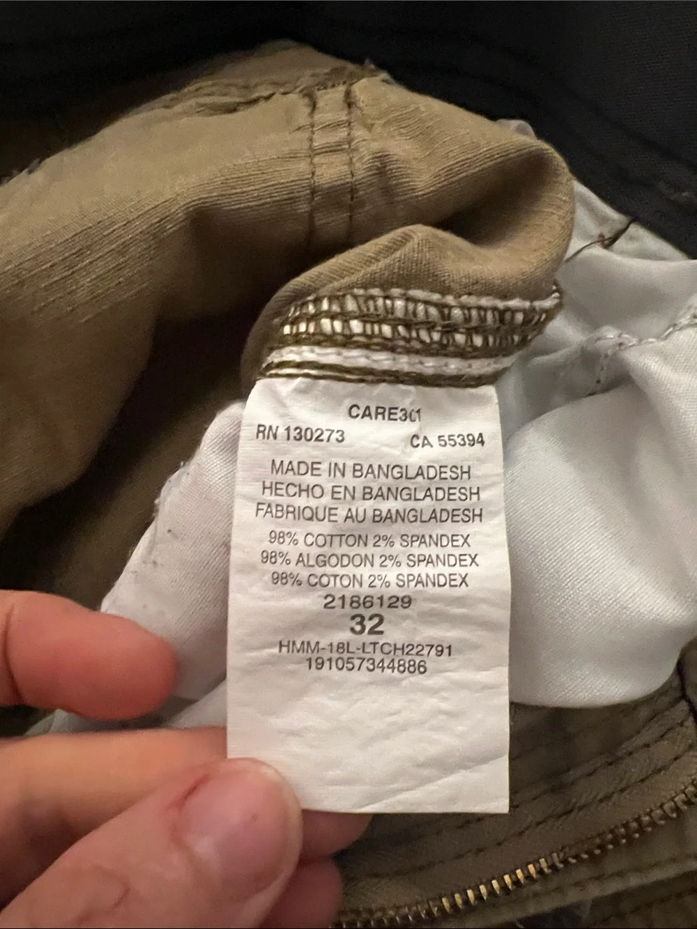 Men's Cargo Shorts in Olive Brown - Casual Utility Style 32”